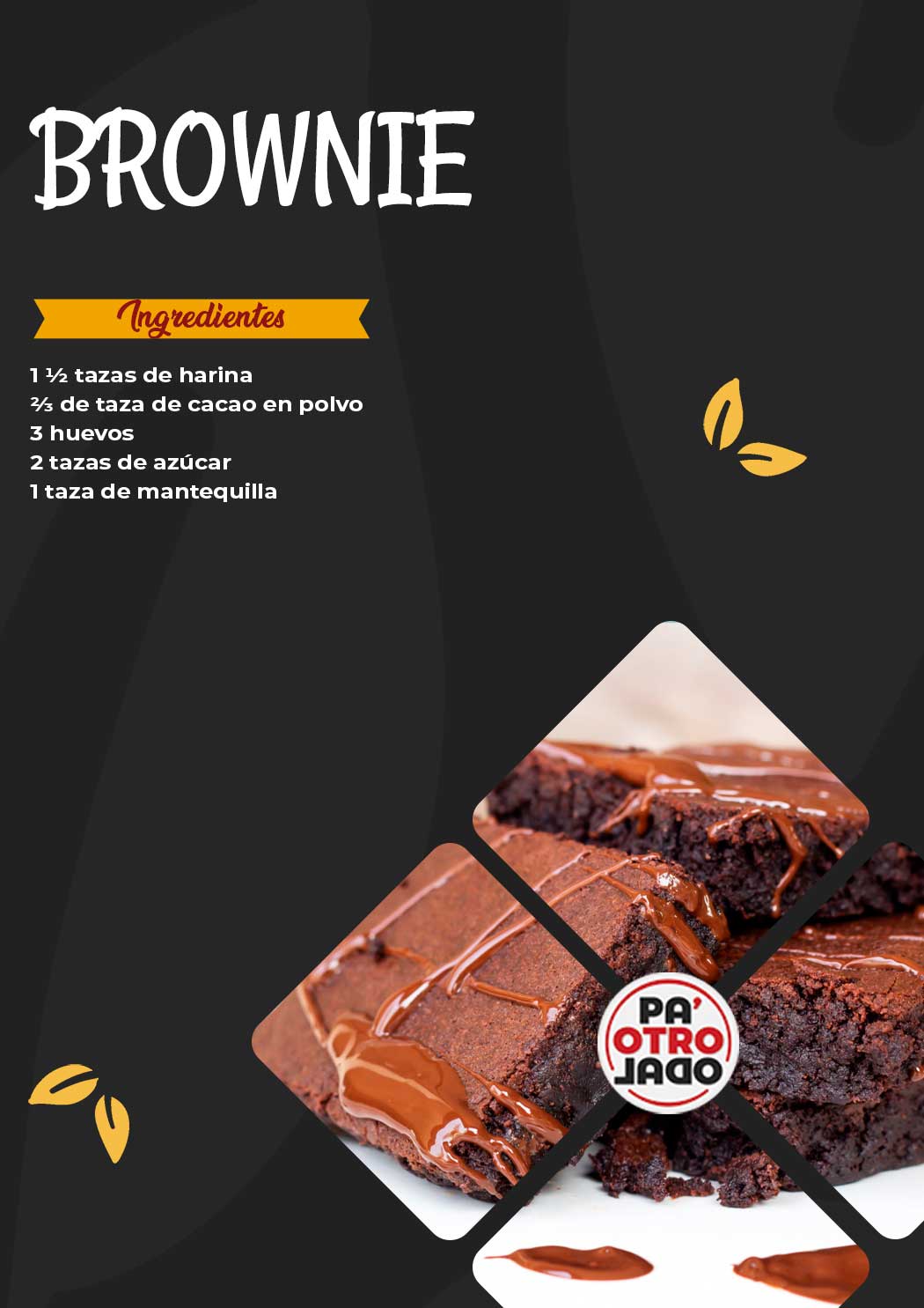 receta de brownies