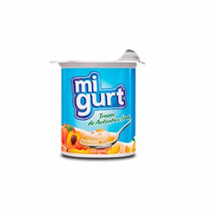 MIGURT DURAZNO CON TROZOS 125G