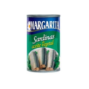 SARDINAS EN ACEITE VEGETAL MARGARITA