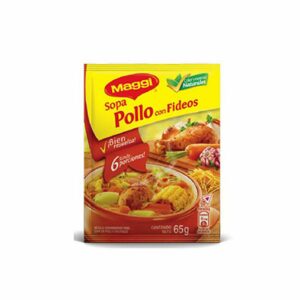 MAGGI SOPA DE POLLO CON FIDEOS 65G