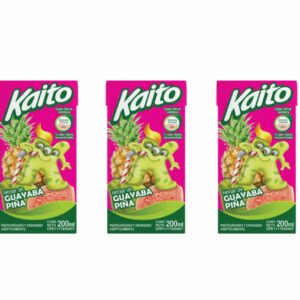 Kaito Jugo De Guayaba Piña Tripack 200 ml
