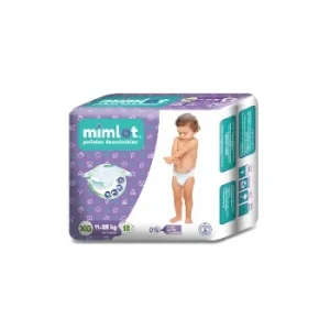 Pañal desechable Mimlot Talla Xg 18 Unidades
